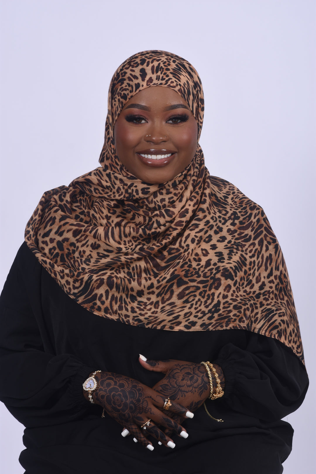 Cheetah Print Hijabs -